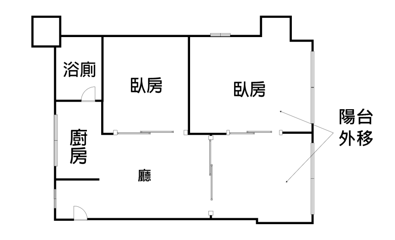 C16 民權西採光小兩房