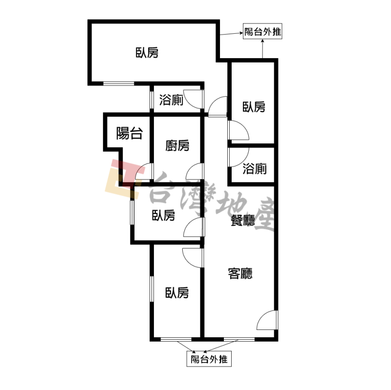 A09忠孝復興電梯華廈邊間大四房*